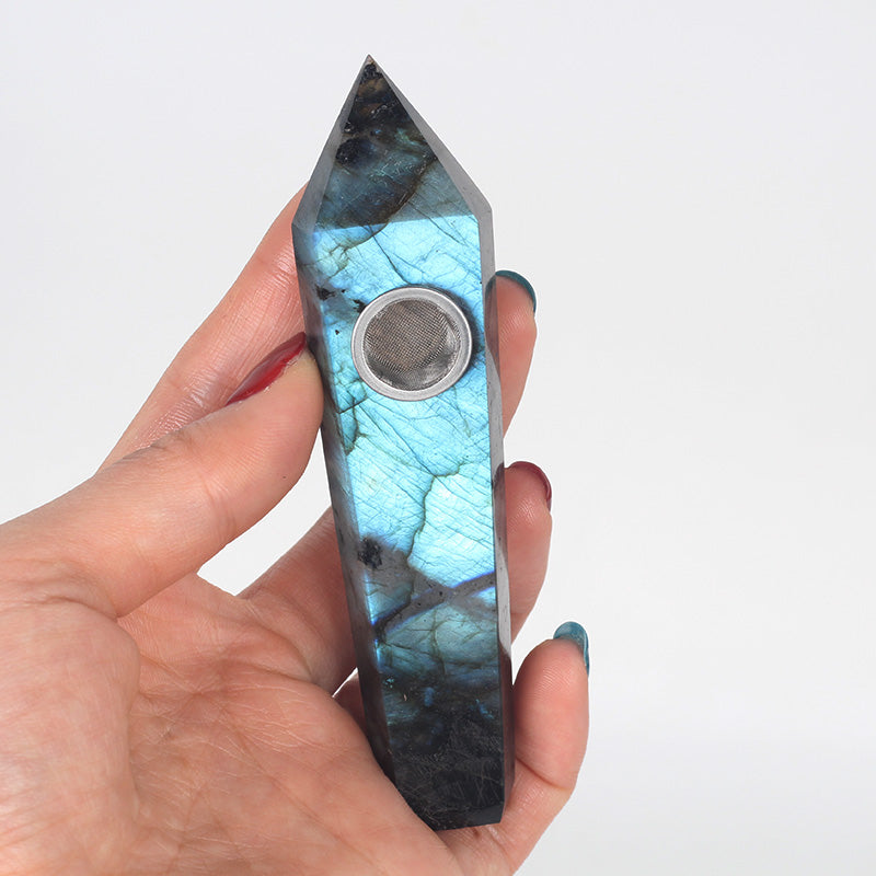 Labradorite Smoking Pipe wholesale support mixed customization