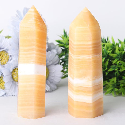 6.5-8'' Honey Calcite Towers Crystal wholesale suppliers