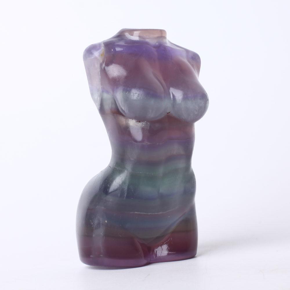 Fluorite Woman Body Figurine Crystal Carvings Crystal wholesale suppliers