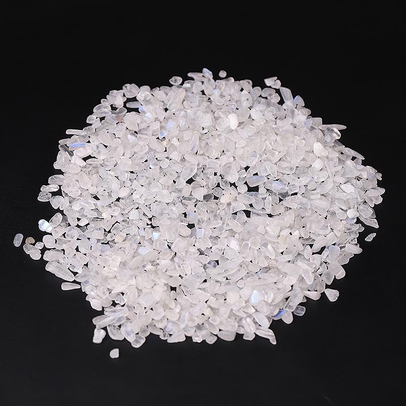 0.1kg High Quality White Moonstone Chips Crystal Chips for Decoration Crystal wholesale suppliers