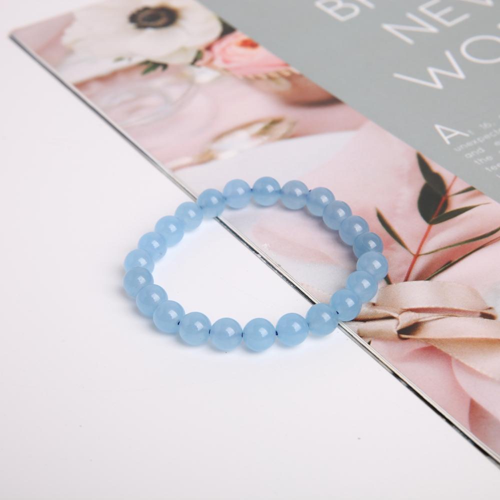 8mm Blue Chalcedony Crystal Bracelet Crystal wholesale suppliers