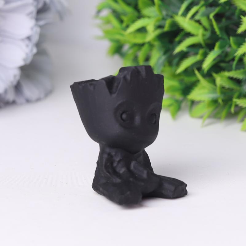 Black Obsidian Groot Crystal Carvings Crystal wholesale suppliers