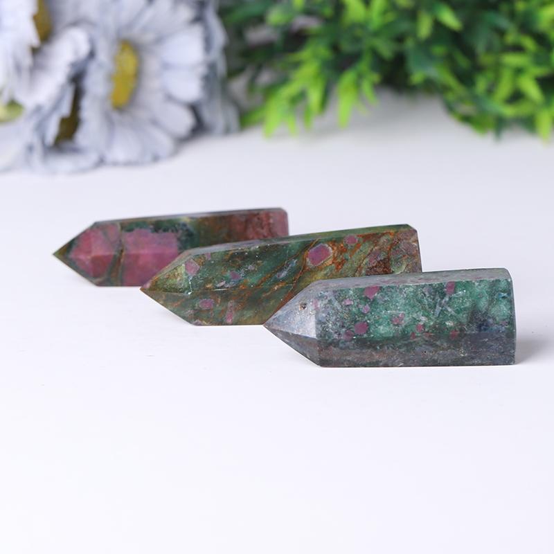 Natrual Ruby Kyanite Point Healing Tower for Collection Crystal wholesale suppliers