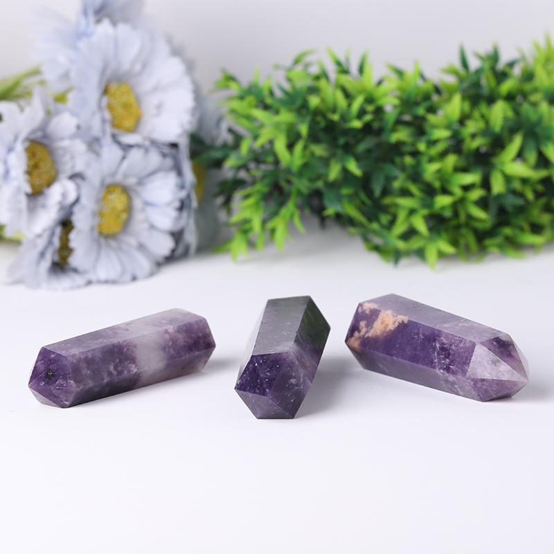 Natural Purple Mica Points Healing Tower Crystal wholesale suppliers