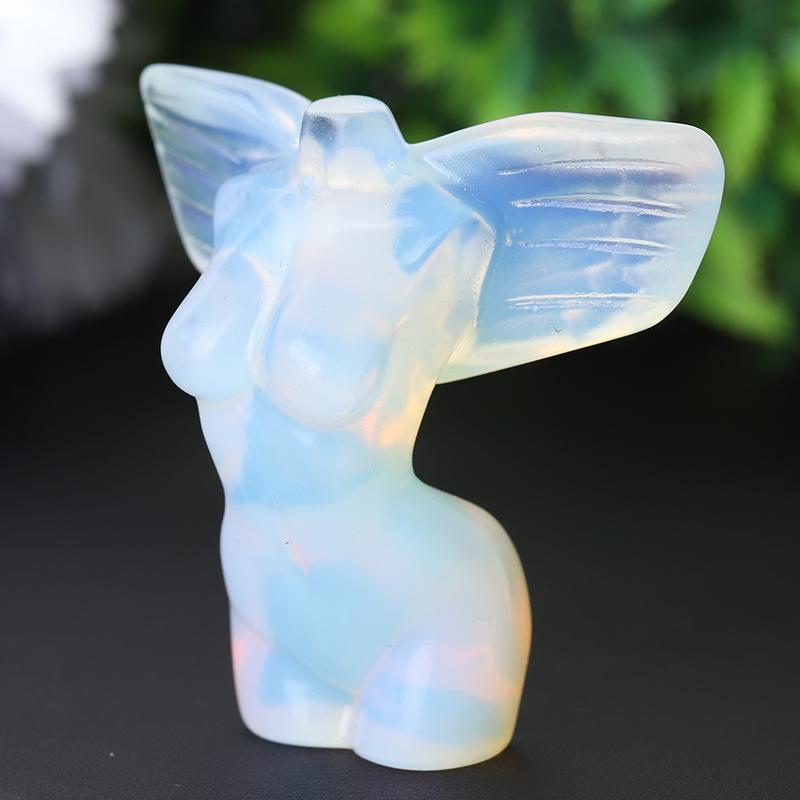 2" Woman Model Body with Wings Crystal Carvings Crystal wholesale suppliers