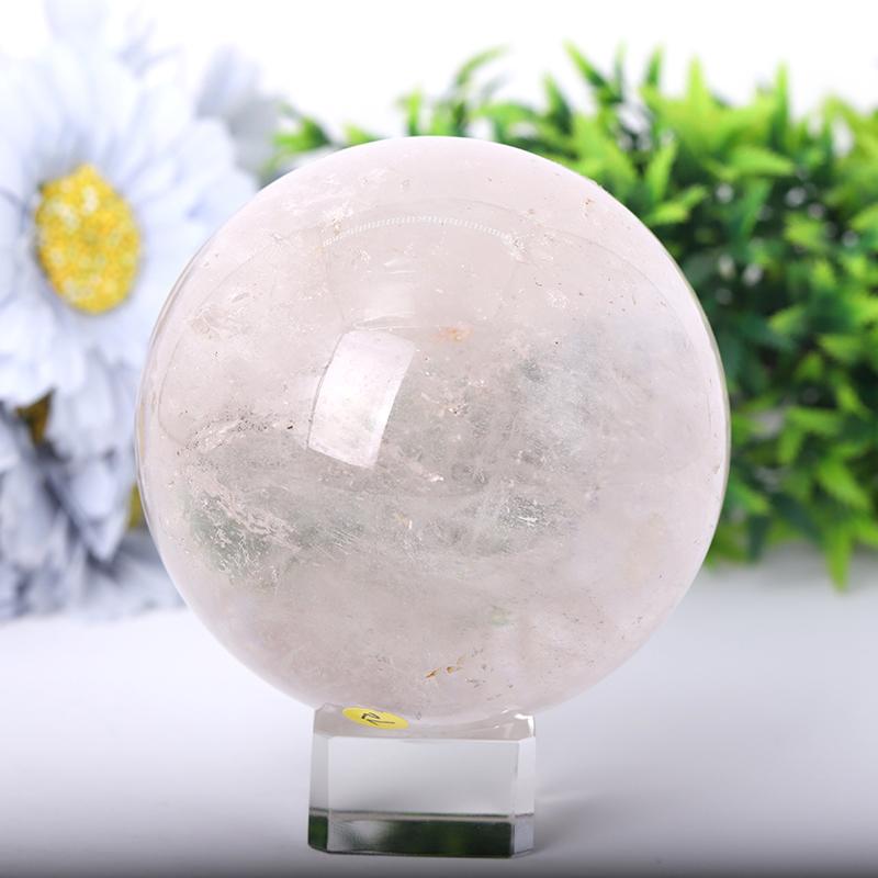 2.5"-4.0" Clear Quartz Sphere Crystal wholesale suppliers