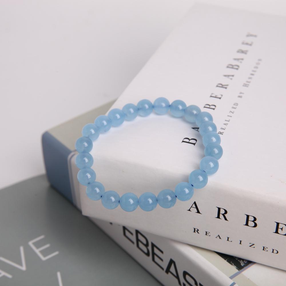 8mm Blue Chalcedony Crystal Bracelet Crystal wholesale suppliers