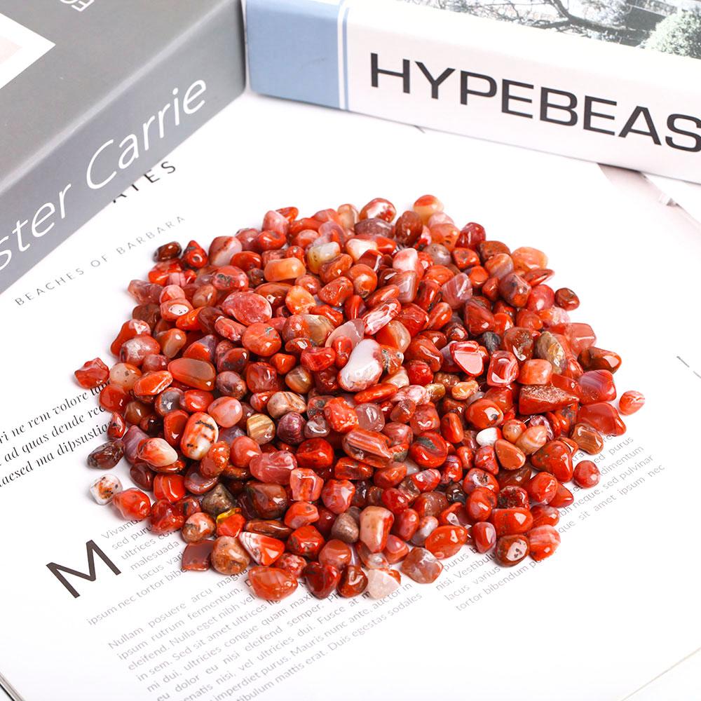 0.1kg Carnelian Crystal Chips 7-9mm Crystal wholesale suppliers