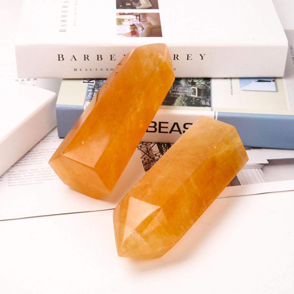 Honey Calcite Tower Crystal wholesale suppliers