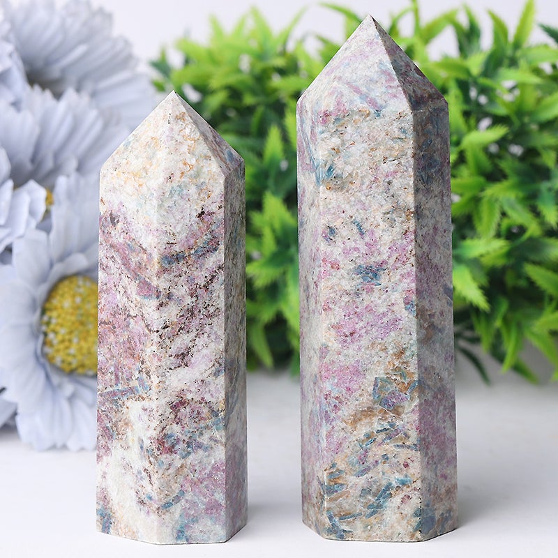 2.5"-4.5" Ruby in Kyanite Crystal Tower Crystal wholesale suppliers