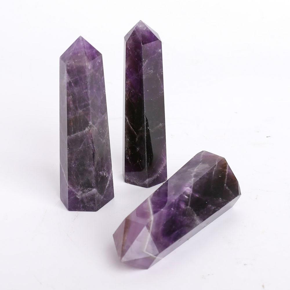 Set of 3 Amethyst Points Crystal wholesale suppliers