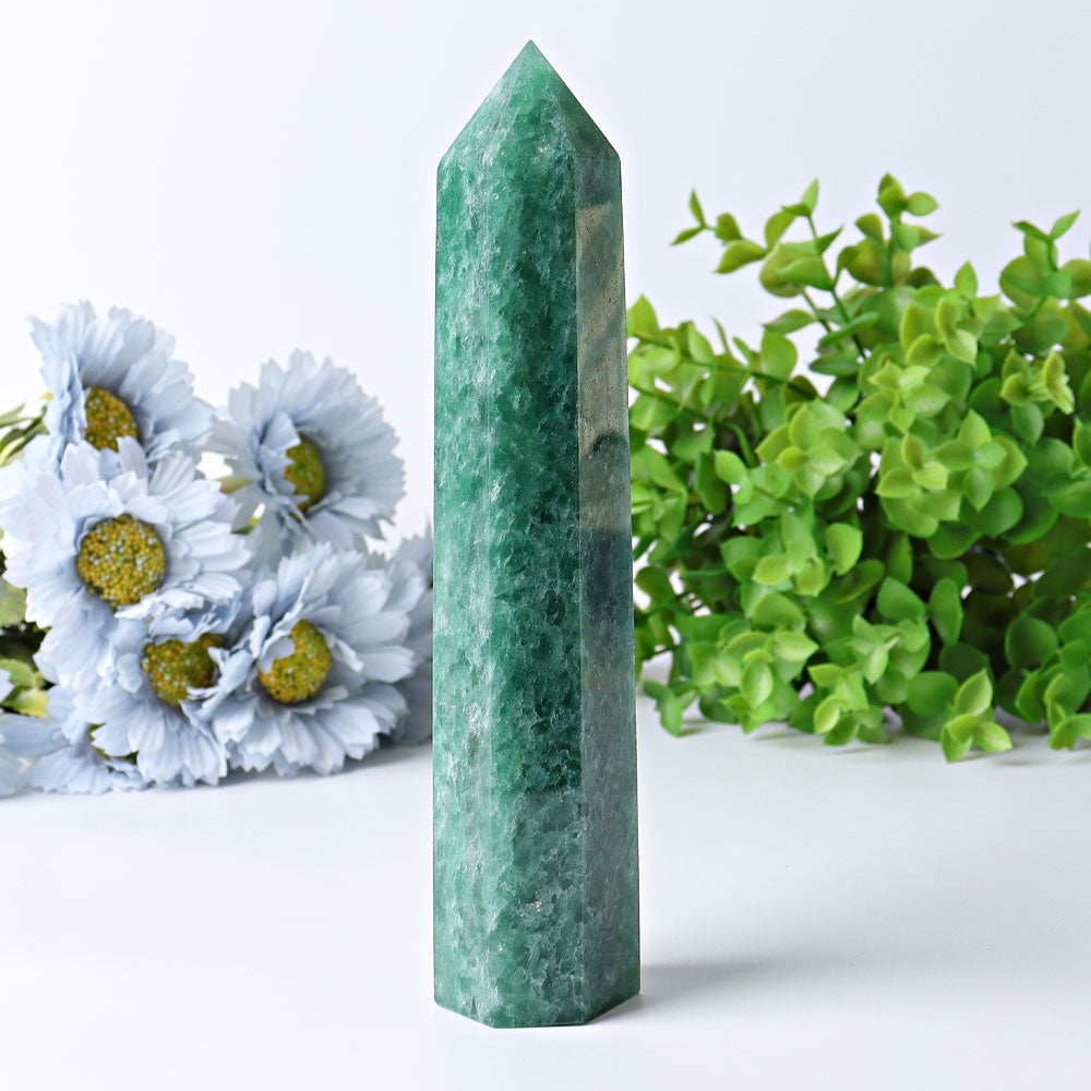 8" Green Strawberry Quartz Crystal Tower Crystal wholesale suppliers