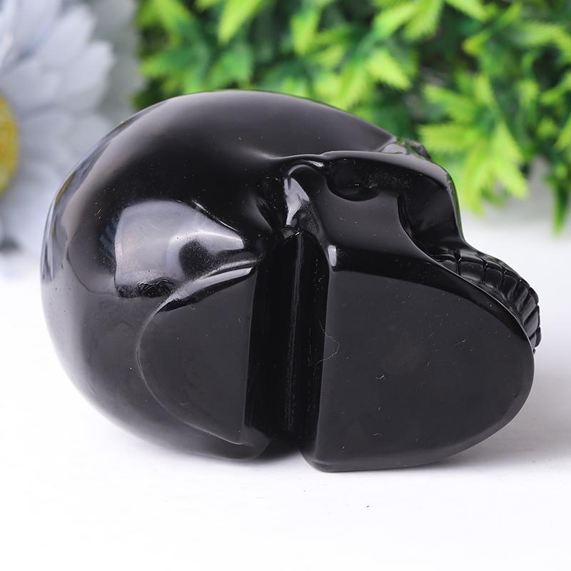 Black Obsidian Skull Crystal Carvings for Halloween Crystal wholesale suppliers