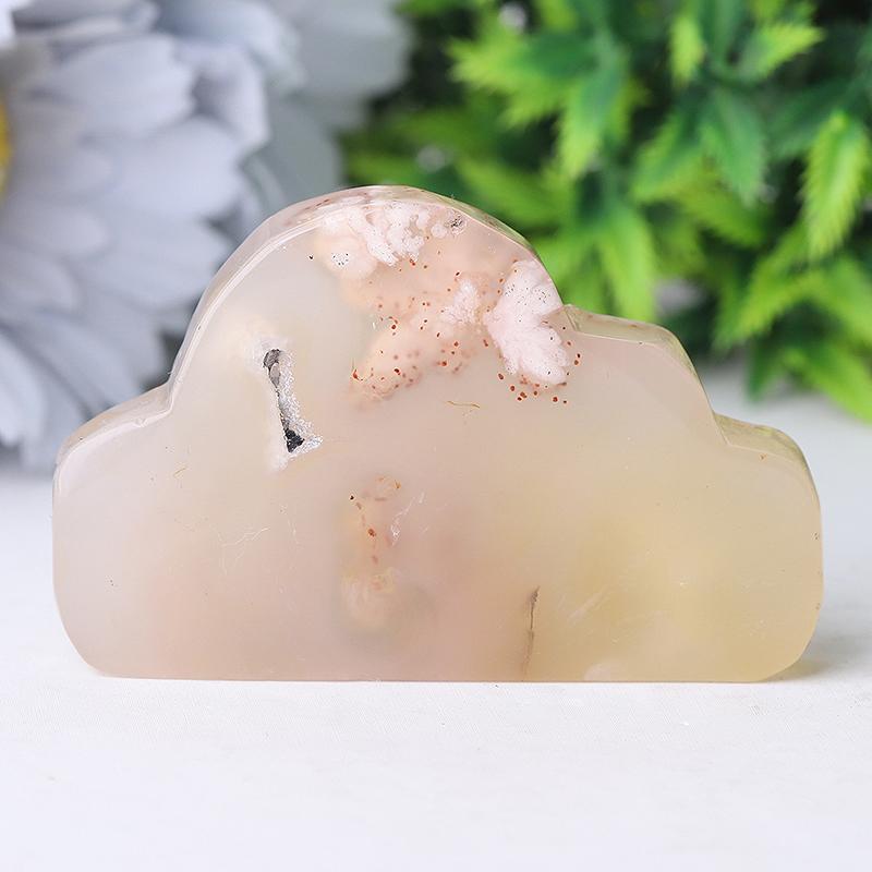 2.65" Flower Agate Cloud Crystal Carvings Crystal wholesale suppliers