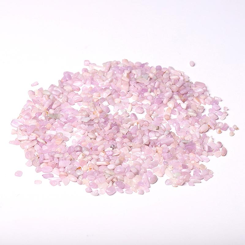 0.1kg Different Size Natural Kunzite Crystal Chips for Decoration Crystal wholesale suppliers