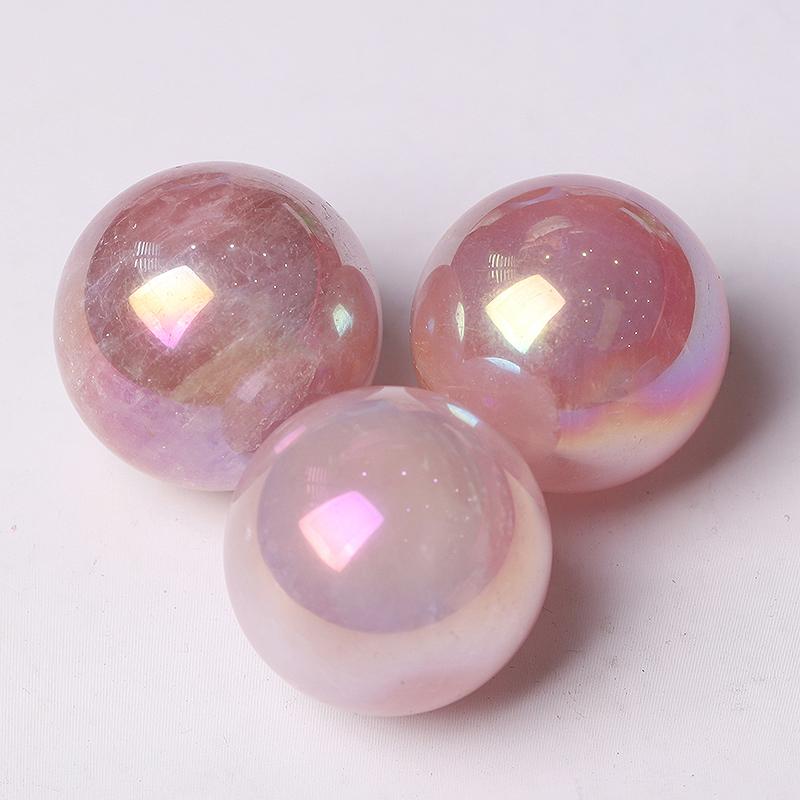 0.5kg Aura Rose Quartz Crystal Sphere Crystal wholesale suppliers