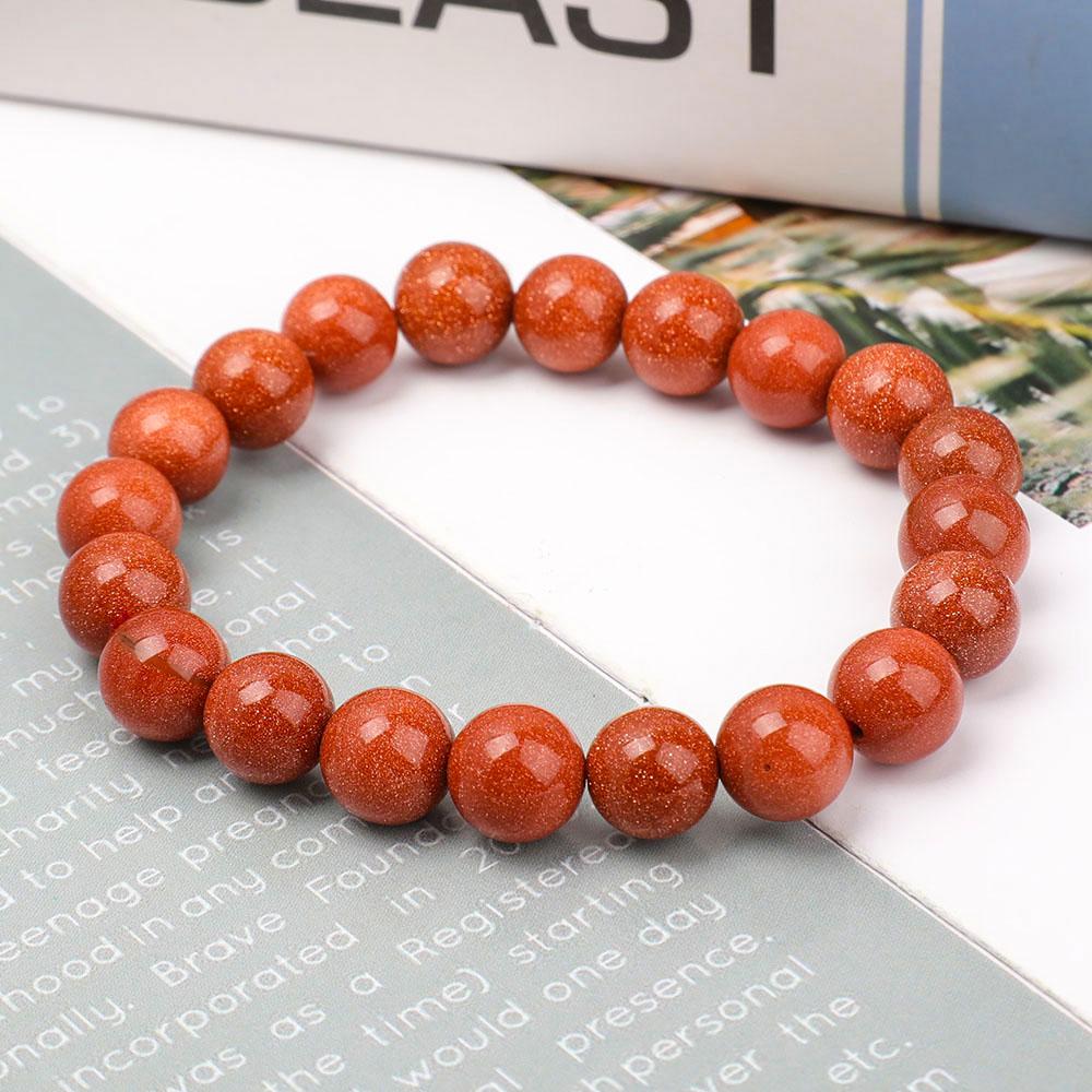 10mm Gold Sandstone Bracelet Crystal wholesale suppliers