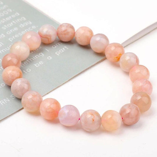 9.5mm Flower Agate Bracelet Crystal wholesale suppliers