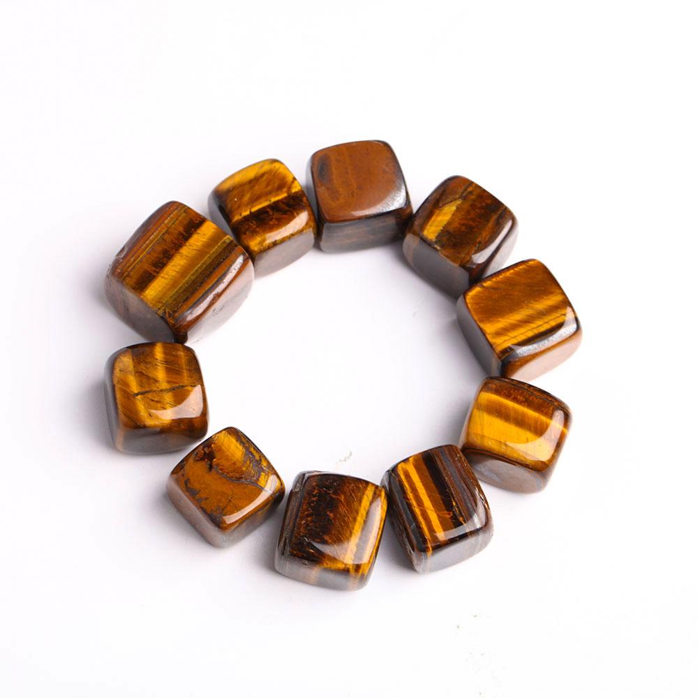 0.1kg Tiger Eye Crystal Cubes Crystal wholesale suppliers