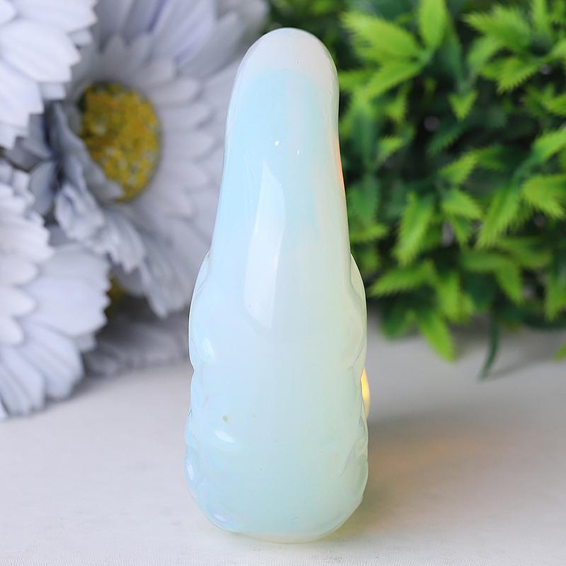 3" Opalite Moon with Rabbit Crystal Carvings Crystal wholesale suppliers