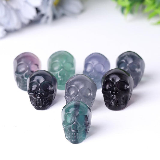 Mini Fluorite Crystal Skull Carvings Crystal wholesale suppliers