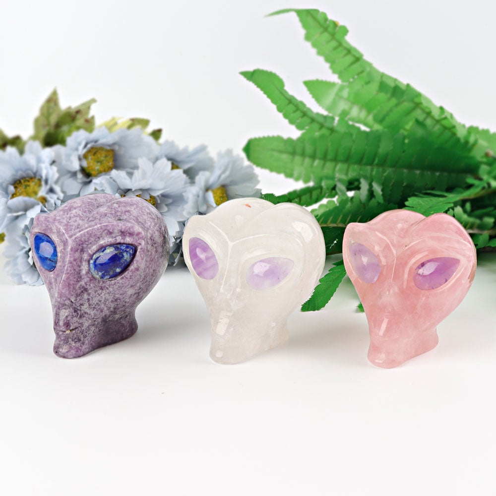 2.5" Alien Skull Crystal Carving Crystal wholesale suppliers