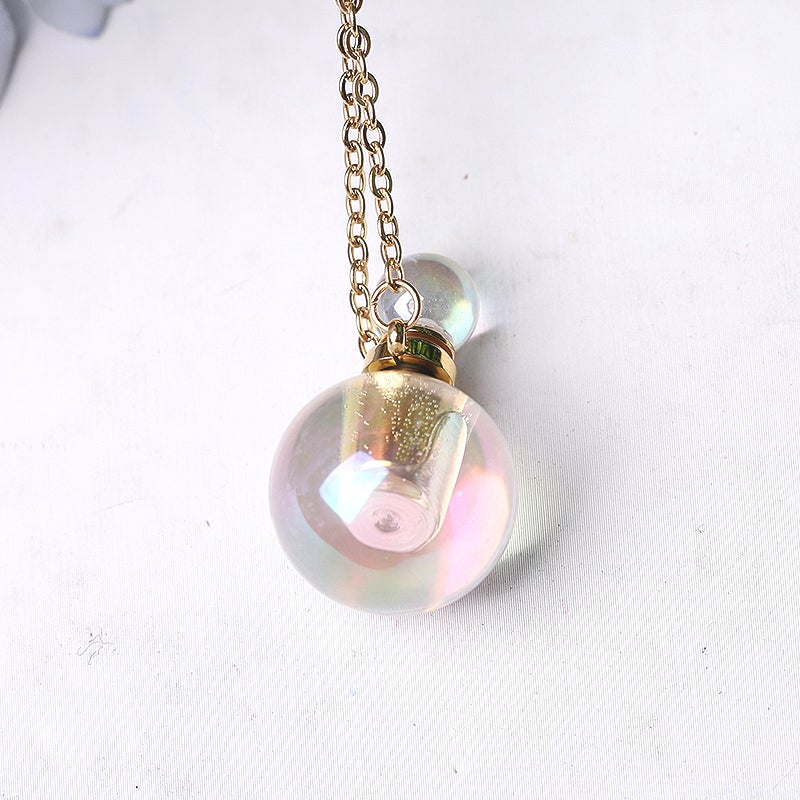 0.5ml Aura Angel Crystal Perfume Bottle Necklace DIY Crystal wholesale suppliers