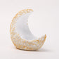 4" Resin White Moon Shape Stand