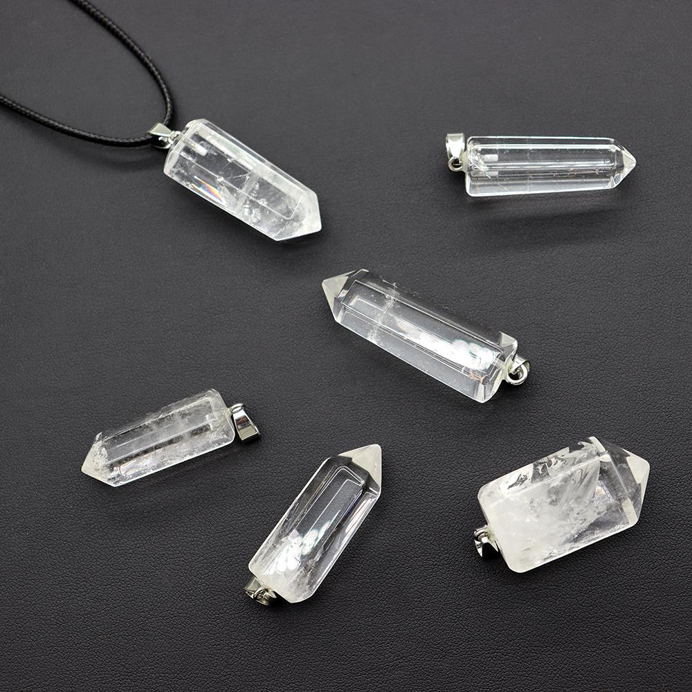 Clear Meaningful Quartz Mini Crystal Healing Pendant Point Crystal wholesale suppliers