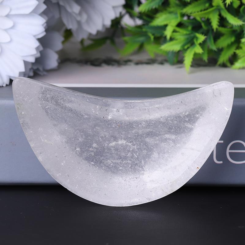 3.5" Clear Quartz Moon Shape Bowl Crystal Carvings Crystal wholesale suppliers