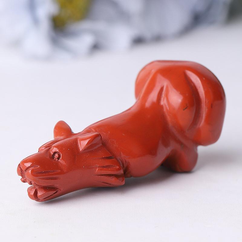 2.5" Wolf Crystal Carvings Crystal wholesale suppliers