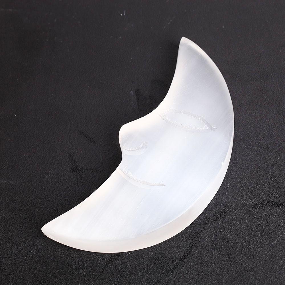 Selenite Crystal Carving Moon 3.5" Crystal wholesale suppliers