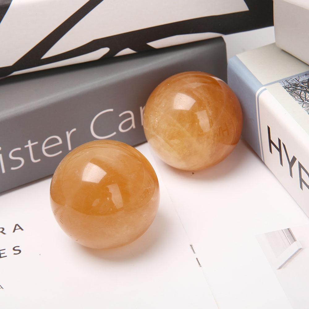 Honey Calcite Crystal Sphere Crystal wholesale suppliers