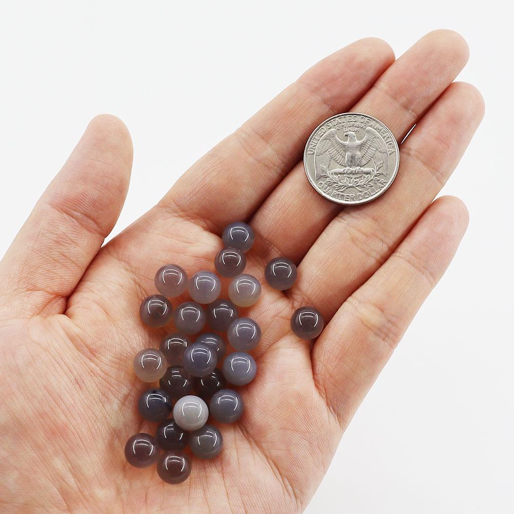 10mm No hole/Undrilled 30pcs Natural Crystal Beads Stone Gemstone Round Loose Energy Healing Beads Crystal wholesale suppliers