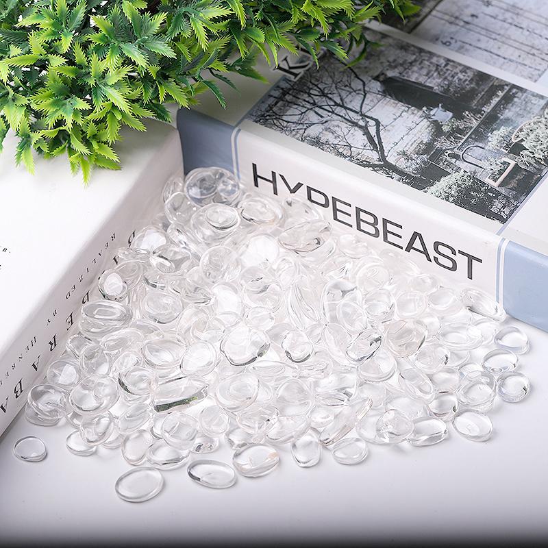 0.1kg 15mm-20mm High Quality Clear Quartz Tumbles for Healing Crystal wholesale suppliers