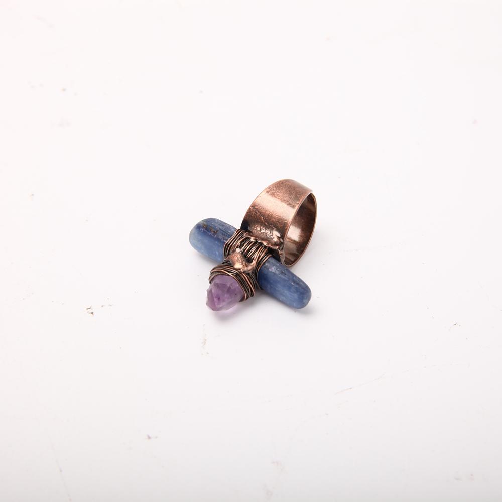 Handmade Amethyst Kyanite Ring Crystal wholesale suppliers