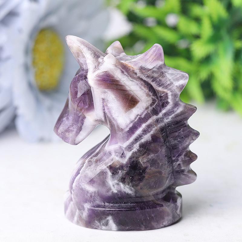 2.3" Dream Amethyst Unicorn Crystal Carvings Crystal wholesale suppliers