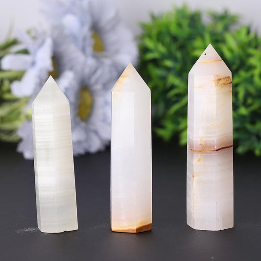 Wholesale Bulk Natural Crystal Afghan White Jade R Crystal Points Crystal wholesale suppliers