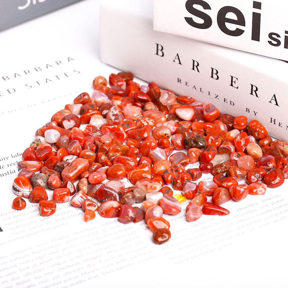 0.1kg Carnelian Crystal Chips 7-9mm Crystal wholesale suppliers