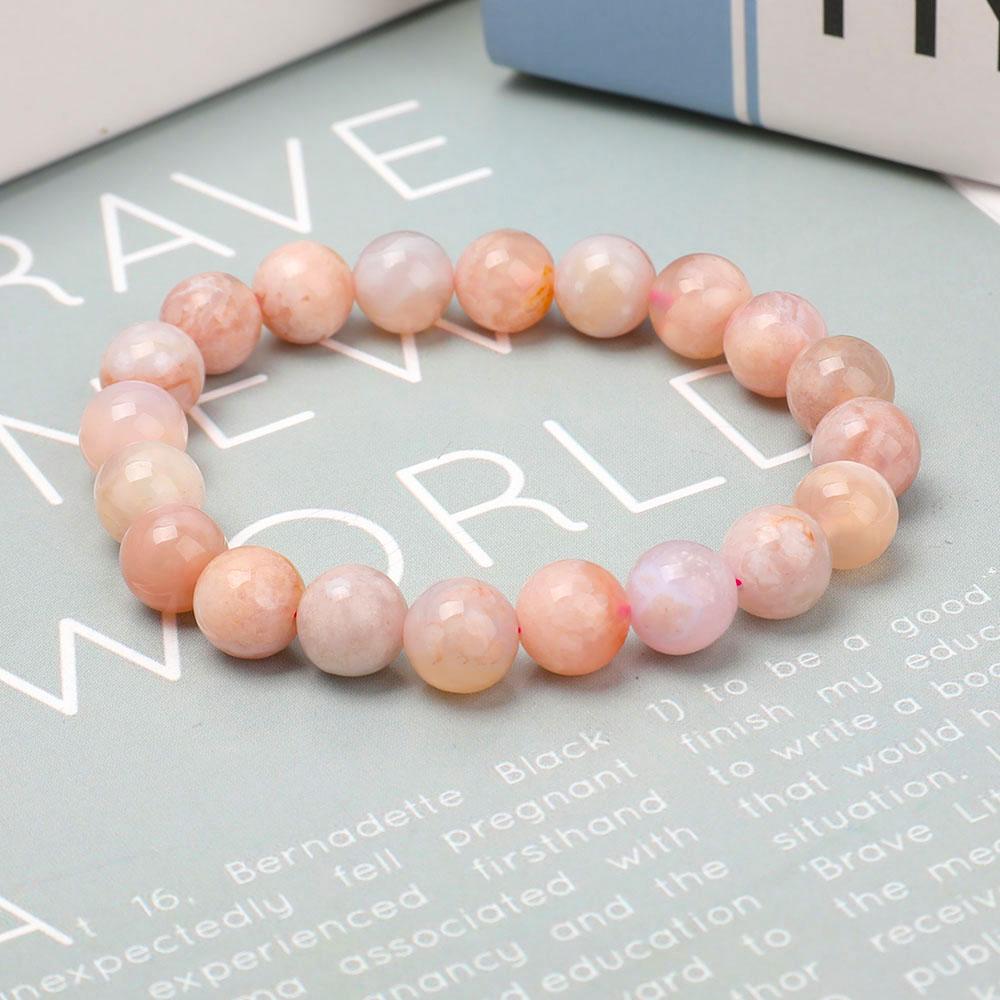 9.5mm Flower Agate Bracelet Crystal wholesale suppliers