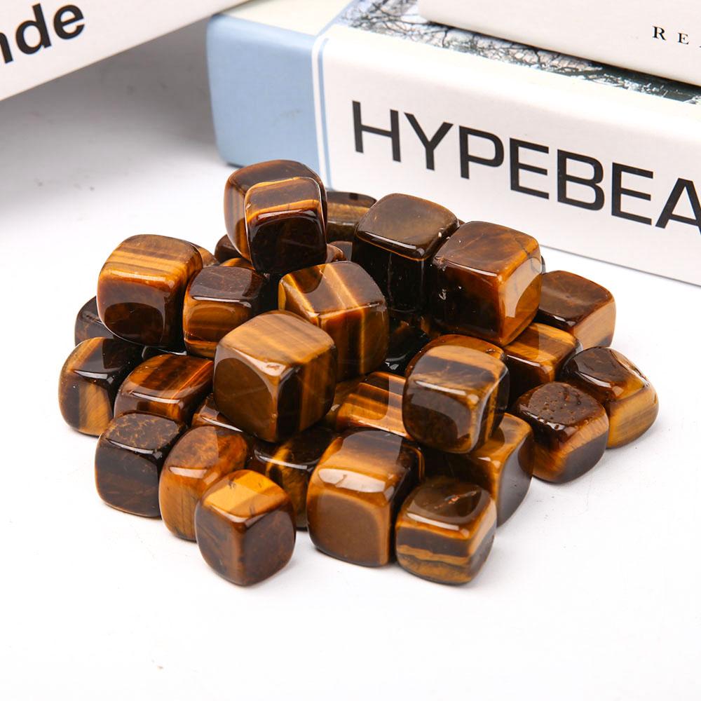 0.1kg Tiger Eye Cubes Bag Crystal wholesale suppliers