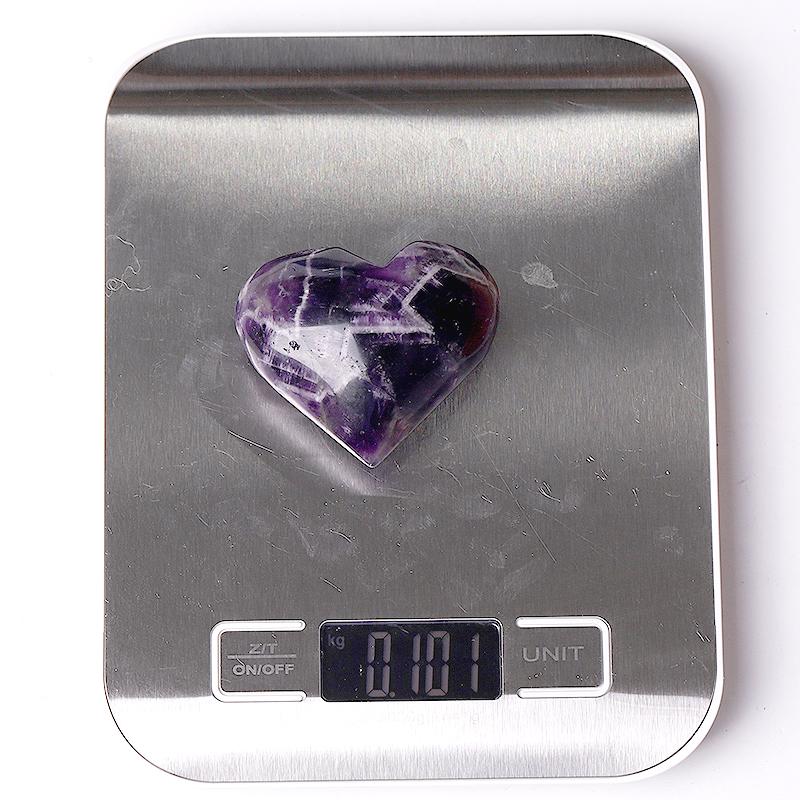 2.0-2.5"Dream Amethyst Heart Shape Crystal Carvings Crystal wholesale suppliers