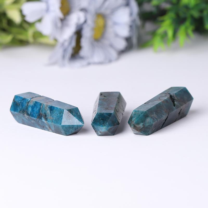 Natural Blue Apatite Point Healing Crystal Tower Crystal wholesale suppliers