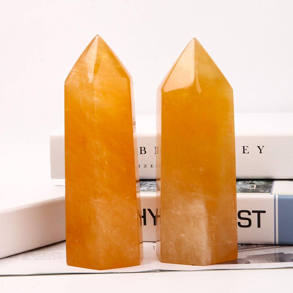 Honey Calcite Tower Crystal wholesale suppliers