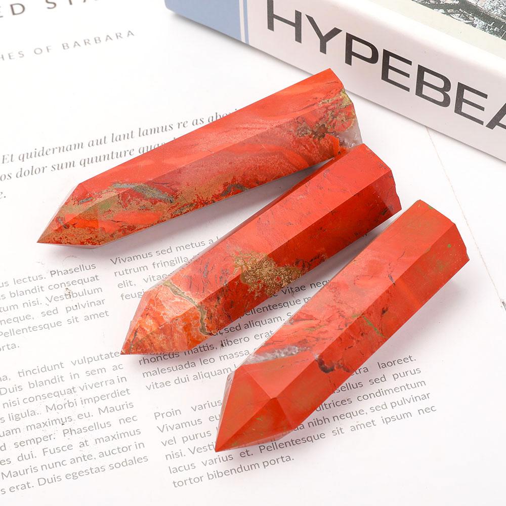 Set of 3 Red Jasper Points Crystal wholesale suppliers