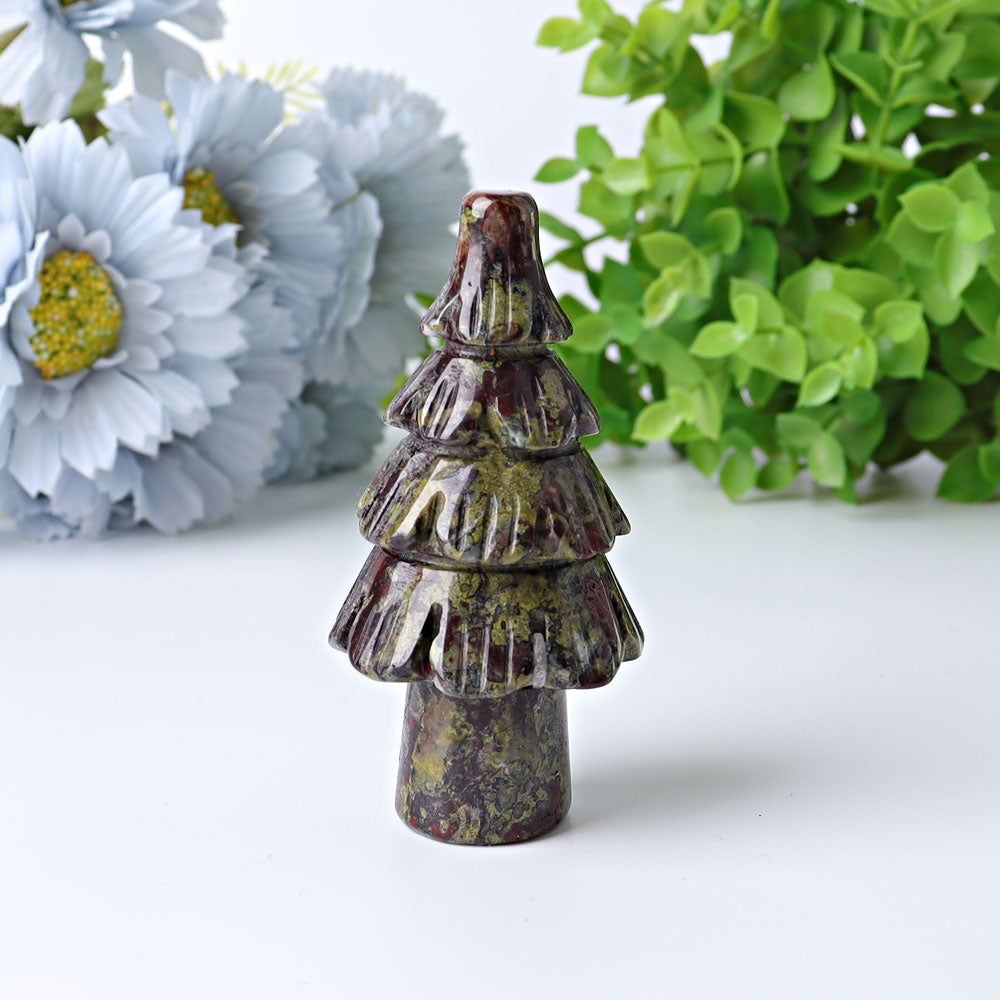 3" Fir Tree Crystal Carvings for Christmas Crystal wholesale suppliers