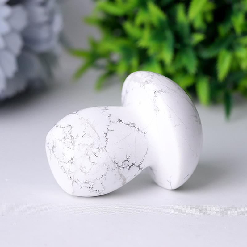 2" Howlite Mushroom Crystal Carvings Crystal wholesale suppliers