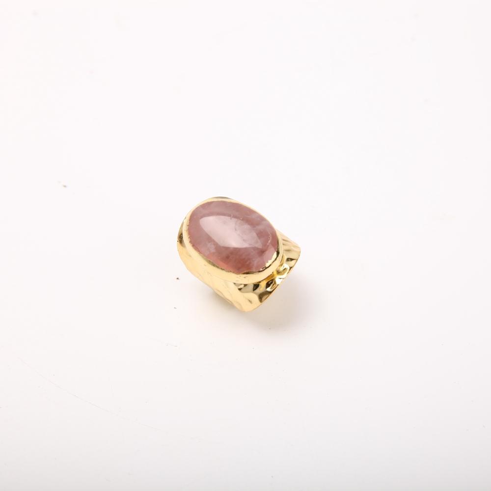 Rose Quartz Handmade Crystal Ring Crystal wholesale suppliers