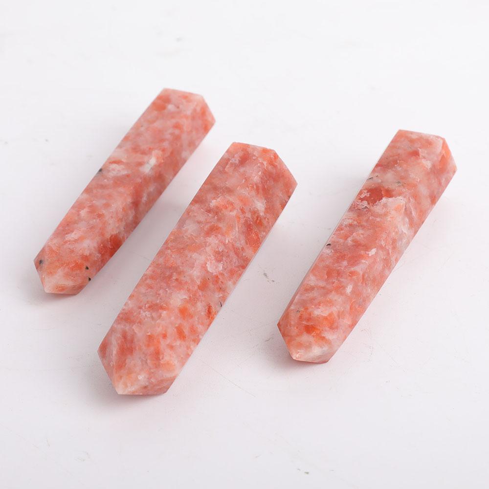 Set of 3 Gold Strawberry Quartz Points Crystal wholesale suppliers