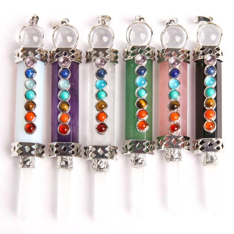 Crystal Jewelrys 7 Chakra Penddant Crystal Point Crystal wholesale suppliers